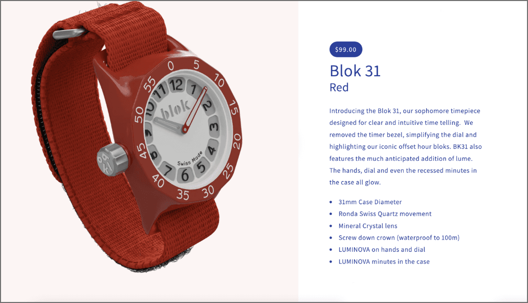 screen about red clock